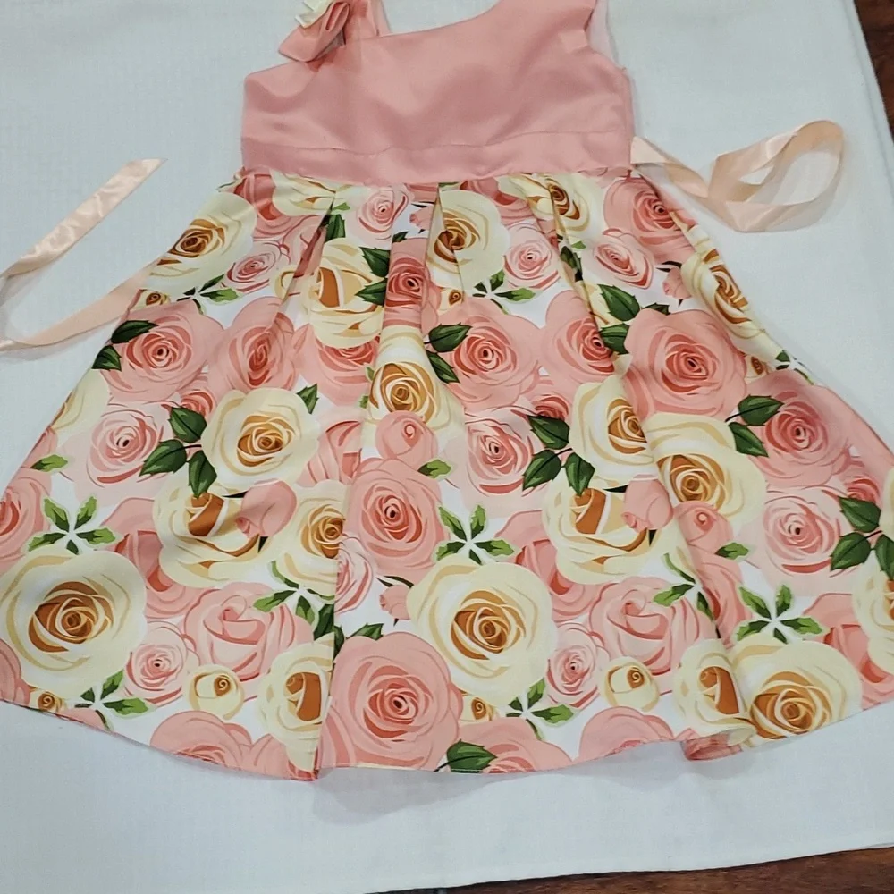 Girls floral dress size m - Picture 7 of 11